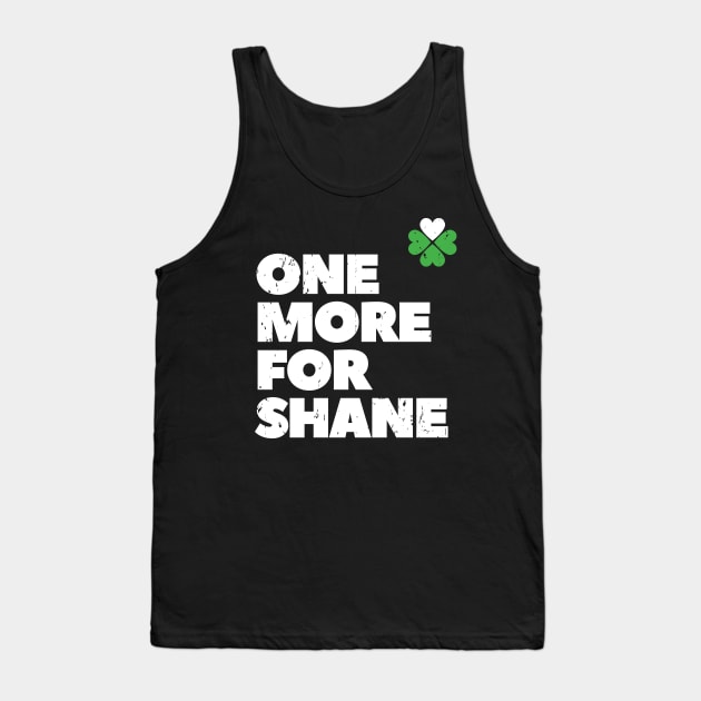 One more for Shane - Shane MacGowan last drink - distressed print Tank Top by retropetrol